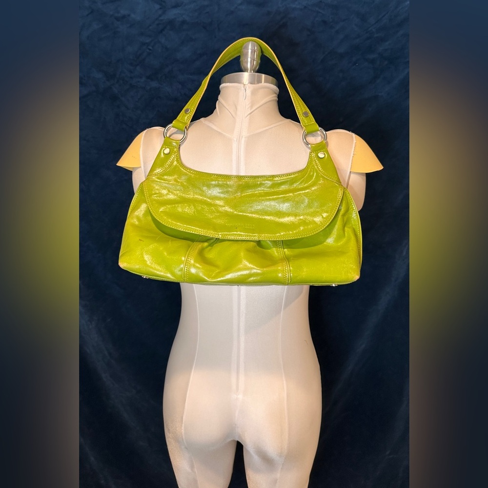 Retro Green Puffy Purse